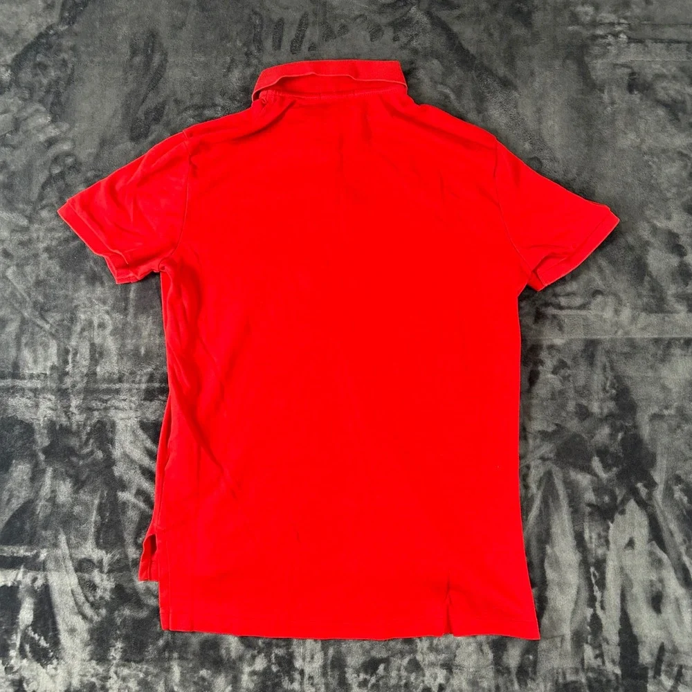 Polo Ralph Lauren Polo Shirt Mens M Red Short Sleeve Pony Logo Cotton